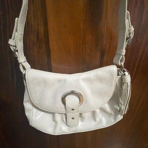 White Leather Purse